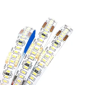 SMD3014暖白色发光二极管条RA80 24v迷你发光二极管条灯