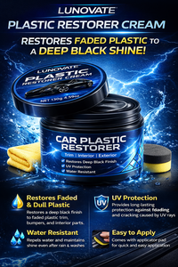 Crema Restauradora de Plástico para Autos LUNOVATE 130g |   Restaura el Acabado Negro Intenso |   Protección UV Resistente al Agua Interior/Exterior | - Product Image 3