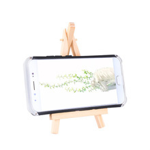 Customized Wooden Mini Stand Desktop Universal Cell Phone Holder Triangle Wooden Easel Wooden <strong>Small</strong> <strong>Ornaments</strong> Display Shelf - Product Image 4