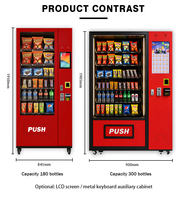 Petite machine distributrice pour articles de vente au détail, mini machine distributrice de snacks bon marché pour aliments et boissons, machine distributrice à vendre