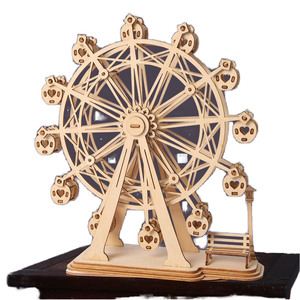 Dropshipping Products 2026 High-End 3D Solid Puzzle Giant Ferris Wheel Wooden <b>Model</b> Handmade 3D Toy - Product Image 3