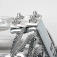 Échelle de secours en aluminium pour opérations en haute altitude, échelle de sécurité incendie souple avec fonction de pliage, échelle de sauvetage pliable