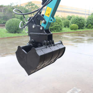 Мини-экскаваторный грейфер-захват для погрузки песка и гравия, навесное оборудование для мини-экскаватора, ковш-захват для уборки мусора - Product Image 2