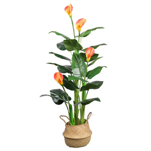 Planta Artificial de Ave del Paraíso Qihao, Paquete de Varias Piezas, Alta Simulación, Decoración Interior, Vegetación para Sala de Estar - Product Image 5