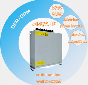 Filtre de puissance actif certifié RoHS <span class=keywords><strong>EMC</strong></span> 380V 200A 4L IP42/54 en acier galvanisé, montage mural/en rack, 80dB de réduction du bruit pour bâtiments commerciaux - Product Image 1