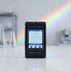 Espectrofotómetro Portátil Sensegood de Gran Apertura de 28 mm, Colorímetro de Precisión CIE ASTM, Fotómetro con Ancho de Banda Espectral de 400-700 nm - Product Image 3