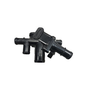 Boîtier de thermostat de liquide de refroidissement/sortie d'eau adapté pour AUDI A3 SKODA <span class=keywords><strong>OCTAVI</strong></span> 06A121111 06A 121 111 - Product Image 3