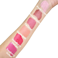 Fard à joues liquide hydratant personnalisé 6 couleurs, fond de teint éclatant pour le visage et les joues, fard à joues scintillant, marque privée, vente en gros