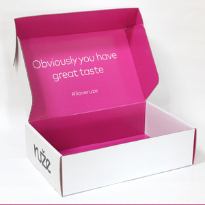 Caja de papel corrugado para embalaje de ropa personalizada para pequeñas empresas, caja de regalo de envío de cartón, cajas de embalaje de ropa con logotipo - Product Image 1