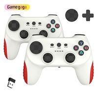 Manette de jeu sans fil USB 2.4GHz Yo CM-039D à 2 joysticks pour PC, ordinateur portable, Smart TV, Android Game Box et compatible PC