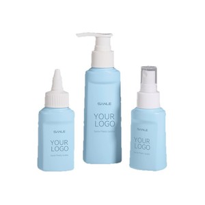 Botellas de Plástico Sanle de 50ml y 100ml, Cilindro de HDPE con Bomba Dosificadora para Lociones y Cosméticos - Product Image 3