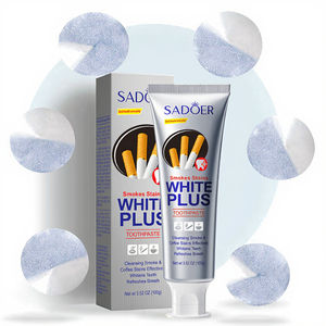 Dentifrice blanchissant OEM SADOER à marque privée, élimine les taches de fumée, formule à base de plantes, 100 ml, taille standard pour usage domestique adulte - Product Image 3