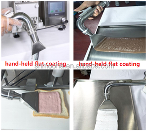 Machine automatique de décoration et de distribution de crème pour gâteaux, pâtisseries, cupcakes, pains, rouleaux d'œufs, beignets, et injection de crème, chocolat, confiture - Product Image 2