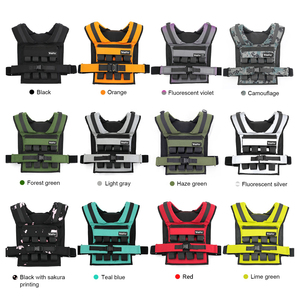 35Kg Laadgewicht Vest Voor Boxing Krachttraining <span class=keywords><strong>Training</strong></span> Fitness Fitnessapparatuur Verstelbare Gilet Jas Zand Kleding