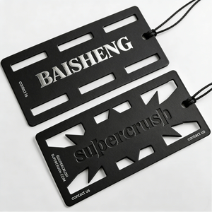 Étiquettes suspendues personnalisées de luxe gaufrées pour pinces à cheveux, cartes d'étiquetage épaisses et durables pour pinces à cheveux - Product Image 4