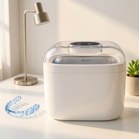 Nettoyeur à ultrasons M5 pour usage domestique, bain ultrasonique portable pour le nettoyage des bijoux, des brosses à maquillage et des instruments dentaires