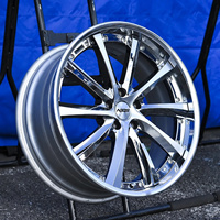 Jantes forgées NJQS Custom Chrome 2 pièces 5x114.3 20 22 24 pouces concaves Vishnu pour INFINITI Q50