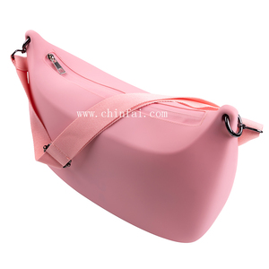 Chinfai logotipo personalizado al aire libre impermeable silicona Camping mano Tote simplemente Sur silicona playa bolsa proveedores fábrica - Product Image 5