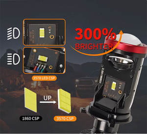 <span class=keywords><strong>Bombilla</strong></span> LED H4 Y7D <span class=keywords><strong>de</strong></span> Alta Luminosidad con Chip 3570, 90W, 11000LM, 6500K para Scooter, Bicicleta Eléctrica, Accesorios y Piezas <span class=keywords><strong>de</strong></span> Mejora - Product Image 4