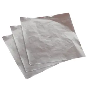 Papier d'emballage alimentaire personnalisé biodégradable pour restaurant Papier d'emballage alimentaire en aluminium Papier à beurre Papier d'emballage alimentaire rose