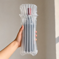 Sac gonflable à colonnes d'air en forme de Q pour l'emballage de flacons de sérum cosmétique et la protection des articles fragiles lors de l'expédition