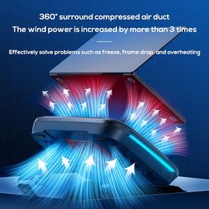 Memo FL08 Laptop <b>Cooler</b> Laptop Mobile Phone <b>Cooler</b> with DC Adapter Phone <b>Cooler</b> for ipad - Product Image 6