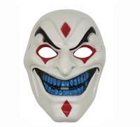 Masque en plastique d'horreur pour jeu de rôle adulte pour Halloween
