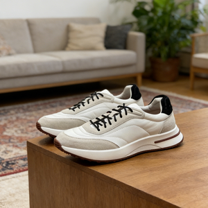 Zapatillas deportivas de alta calidad con cordones, transpirables, antideslizantes y cómodas para correr, servicio de venta al por mayor de lujo personalizado - Product Image 3