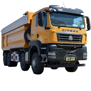 Sinotruk SITRAK G5S Weichai Power 8*435HP Transmission manuelle et automatique Camions à benne basculante robustes à vendre au Rwanda - Product Image 1