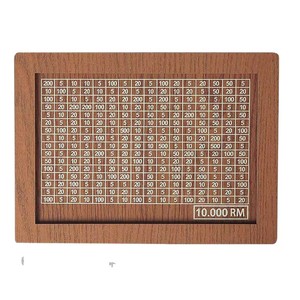 กระปุกออมสินไม้ทรงลูกบาศก์พร้อมตัวนับเงิน พิมพ์ลาย UV แบบ DIY ดอลลาร์ วินเทจ ของตกแต่งโต๊ะ - Product Image 5