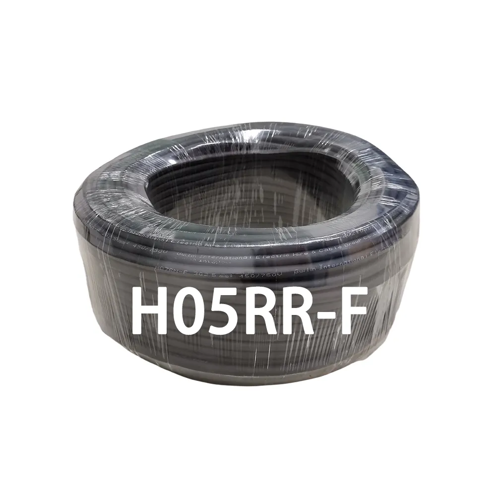 Rubber Draad H05RR-F Elektrische Draden Kabels 300/500V Koperen Geleider Multicore Flexibele Rubberen Kabel