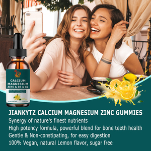 Gotas Líquidas de Calcio, Magnesio, Vitamina D3, K2 y Zinc, con Extracto de Musgo Marino, Suplemento para el Soporte Óseo para Niños, Más Vendidas - Product Image 6