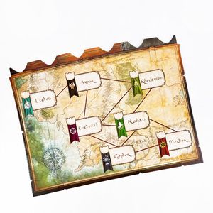Zhongzhou Seigneur des Anneaux Duel pour la Terre du Milieu Jeu de société éducatif en carton Édition de commerce extérieur transfrontalier Bilingue - Product Image 2