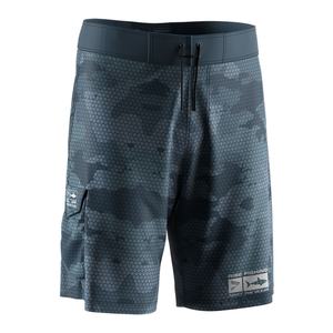 กางเกงขาสั้นกันรังสียูวีสำหรับตกปลา ปีนเขา ล่าสัตว์ ลายพรางสีน้ำเงิน รับสกรีนโลโก้ - Product Image 3