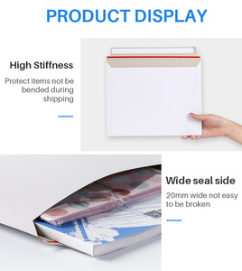 Tengen tự đóng dấu tái chế trắng ở lại phẳng cứng cứng nhắc không uốn cong Bìa vận chuyển Danh mục các tông phong bì tài liệu ảnh - Product Image 4