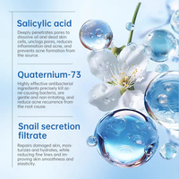 Ensemble de soins de la peau coréen Calantha, 96% de mucine d'escargot, acide hyaluronique, acide salicylique, beurre de karité, anti-âge, anti-rides, acné, visage