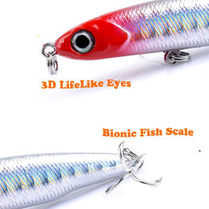 Cebo falso de fundición superlarga, cebo blanco pequeño, carcaj pequeño, lápiz pequeño, señuelo de pesca con capa de agua - Product Image 2