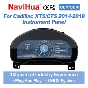 Navihua <b>for</b> Cadillac XTS CTS 2014-2019 <b>Car</b> Upgrade Linux System LCD Dashboard Carplay Auto Gauge Virtual Cockpit Digital Cluster - Product Image 1