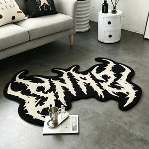 Alfombra de <span class=keywords><strong>Espejo</strong></span> <span class=keywords><strong>con</strong></span> Diseño de Cara Sonriente, Moderna y Personalizada, Tapete de Diseño Único para Dormitorio, Sala de Estar, Decoración del Hogar - Product Image 1