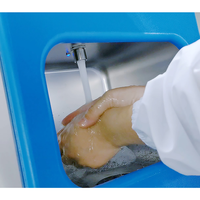 Machine de lavage de chaussures et de bottes industrielles, station d'hygiène tout-en-un pour l'entrée des ateliers alimentaires