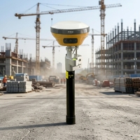 Equipo de Topografía Profesional RTK V200, 1408 Canales Completos, 60 °   Sistema de Inerciometría Inclinable (IMU), Estación de Referencia AR y Radio Farlink de 10 km