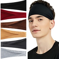 Bandeau de sport unisexe pliable en polyester à motif écossais avec logo personnalisé - Anti-humidité et multifonctionnel pour l'exercice et l'entretien des cheveux