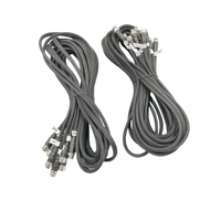 Faisceau de câbles personnalisé 5M LengtyAviation Plug M12 GX12 Étanche Mâle Femelle 4 5 6 7 8 Pin Connector Extension Cable Assembly