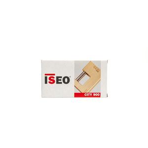 Candado rectangular CITY 90 con cilindro con llave Material de latón macizo y acero para un uso seguro - Product Image 1