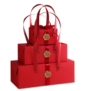 创意礼品红色包装纸袋喜糖食品礼包