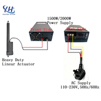 Alimentation à découpage AC-DC 3000W pour CCTV, 12V-220V, SMPS industriel à sortie unique, haute efficacité 0.88 avec ventilateur de refroidissement