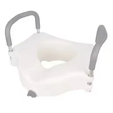 BA359 prolongateur de sécurité pour salle de bain, rehausseur de siège de toilette avec poignées, siège de toilette surélevé Portable