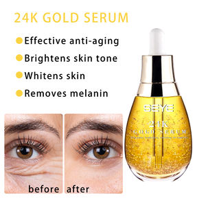 Suero facial de oro de 24 quilates de lujo al por mayor, crema hidratante profunda natural antienvejecimiento Para manchas oscuras con ácido hialurónico - Product Image 2