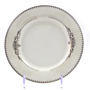 热销瓷制厨具餐盘埃塞俄比亚陶瓷餐盘套装定制印花骨瓷盘