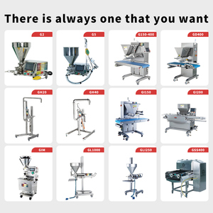 Macchina per lo stampaggio a iniezione di torte, Macchina commerciale per l'estrusione di biscotti, Linea di produzione automatica per la ripieno e la cottura di pasticcini in vassoi - Product Image 3
